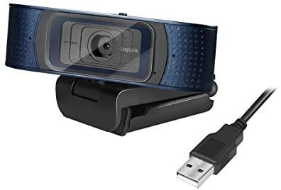 LOGILINK UA0379 HD USB internetinė kamera 80 laipsnių dvigubas mikrofonas