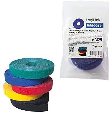 Logilink KAB0053 Cable Strap, Velcro Tape, 4m, Mėlyna | Logilink