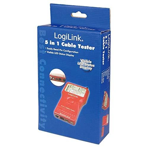 „Logilink“ kabelio testeris „5 viename“ su nuotoliniu įrenginiu