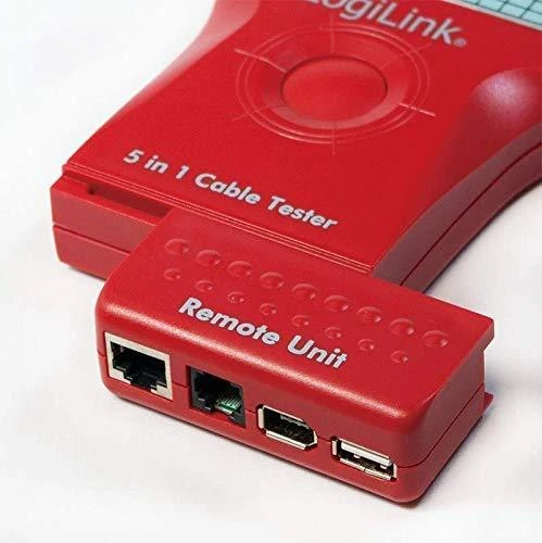 „Logilink“ kabelio testeris „5 viename“ su nuotoliniu įrenginiu