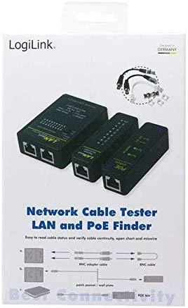 LOGILINK WZ0015P Kabelio testeris su nuotoliniu įrenginiu ir PoE ieškikliu