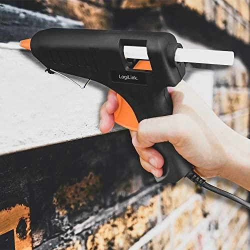 LogiLink Heißklebepistole, 20W, juodas/oranžinis