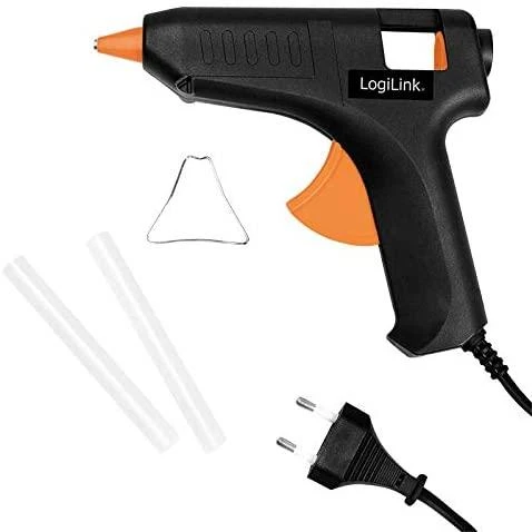 LogiLink Heißklebepistole, 20W, juodas/oranžinis