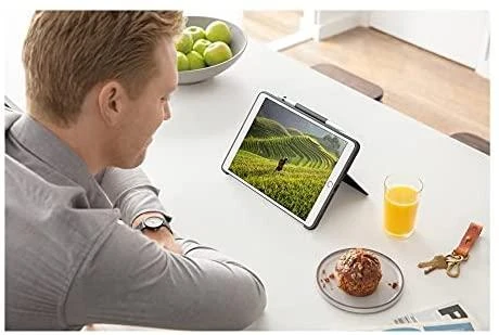 Logitech Combo Touch mobiliojo įrenginio klaviatūra QWERTZ Vokiečių Grafitas Smart Connector