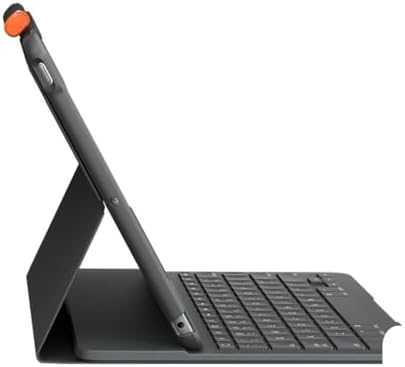 Logitech PLONAS DĖKLAS „IPAD 7“ IR „8“ KARTOS GRAFITO SPALVOS – CH CENTRAL