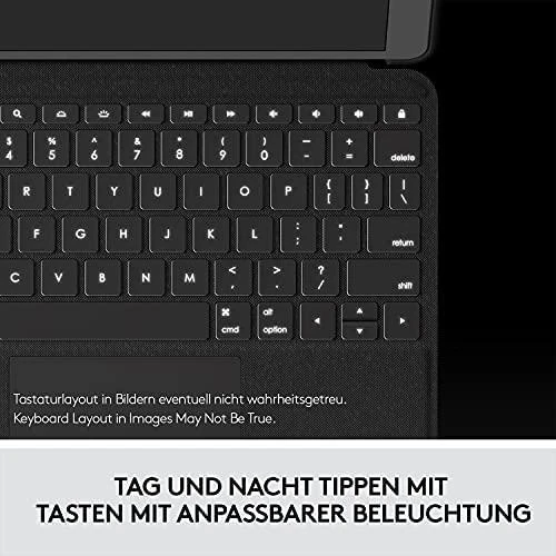 Logitech Folio Touch dėklas skirtas iPad Air 4 Gen. (Klaviatūros kalba – Vokiečių)