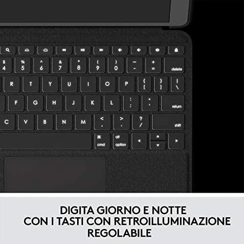 Logitech Folio Touch dėklas skirtas iPad Air 4 Gen. (Klaviatūros kalba – Vokiečių)