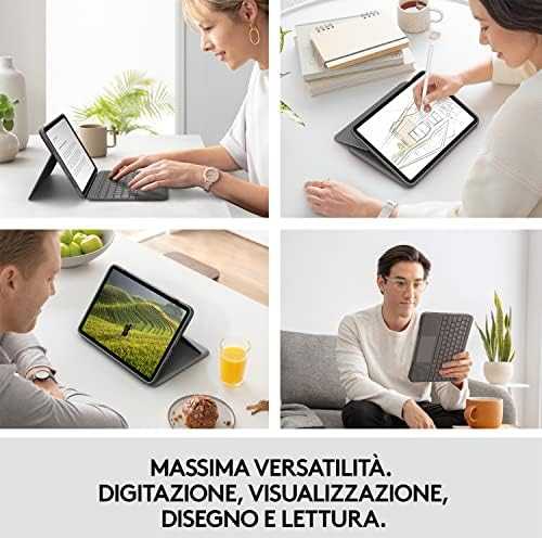 „Logitech Folio Touch IT-Layout“, skirta „Apple 11 iPad Pro“ (1G/2G), grafito spalvos