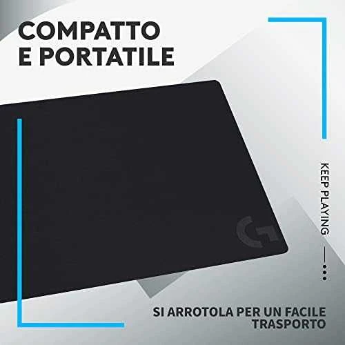 Pelės kilimėlis Logitech G240, juodos spalvos | 943-000785