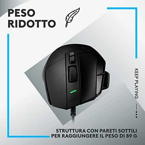 Logitech Pelė G502 X juodas juodas