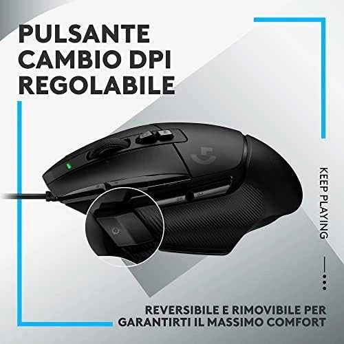 Logitech Pelė G502 X juodas juodas