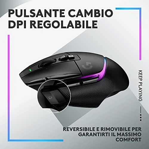 Žaidimų Pelė Logitech G502 X PLUS, juoda