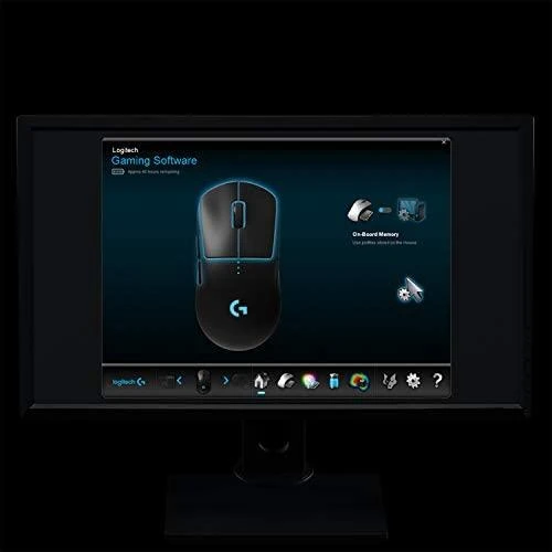 Logitech G PRO Belaidė žaidimų pelė, RF belaidė, 25600 DPI, Juoda
