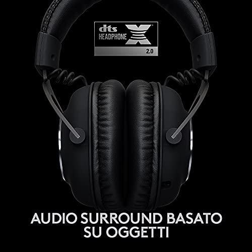 Belaidės Žaidimų ausinės Logitech G PRO X WIRELESS LIGHTSPEED, BLUE VO!CE,  PRO-G 50mm, DTS X 2.0 | Varle.lt
