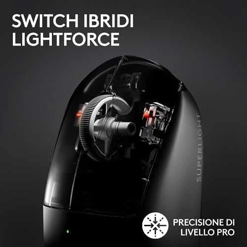 Žaidimų pelė Logitech G Pro X Superlight 2, juoda