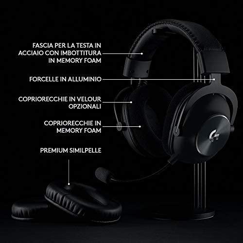 Belaidės Žaidimų ausinės Logitech G PRO X WIRELESS LIGHTSPEED, BLUE VO!CE,  PRO-G 50mm, DTS X 2.0 | Varle.lt