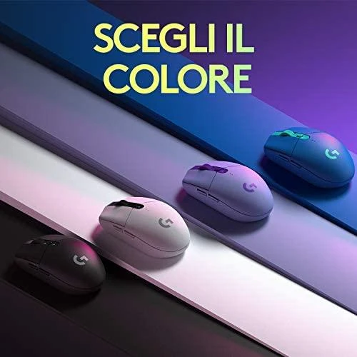 Belaidė žaidimų pelė Logitech G305 Hero, Lightspeed, Alyvinė