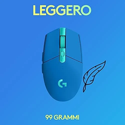 Belaidė pelė žaidimams Pelė Logitech G305 Lightspeed, mėlyna