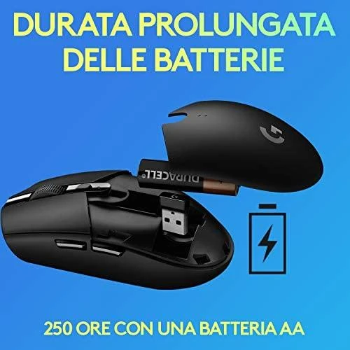 Belaidė pelė žaidimams Pelė Logitech G305 Lightspeed, mėlyna