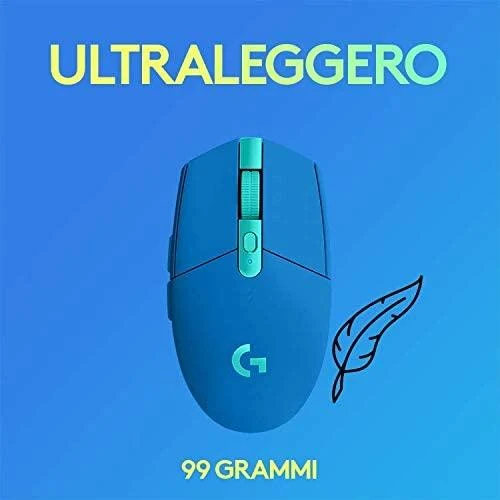 Belaidė pelė žaidimams Pelė Logitech G305 Lightspeed, mėlyna