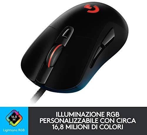 Laidinė pelė žaidimams Logitech G403 Hero, Lightsync RGB, Juodos spalvos