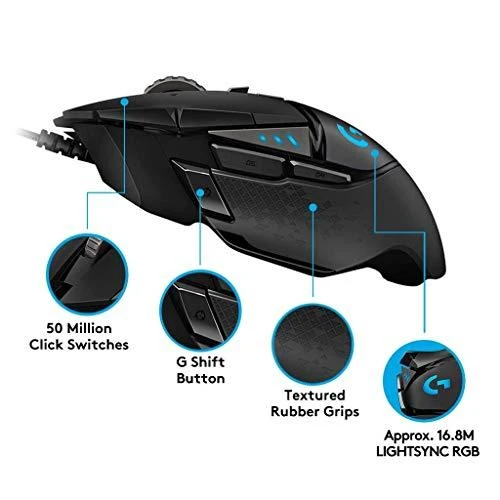 Žaidimų pelė Logitech G502 Hero
