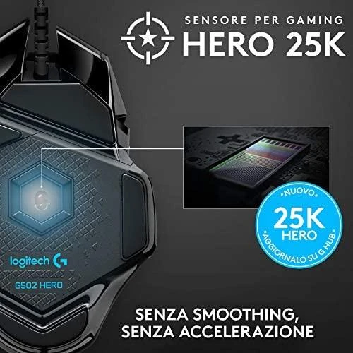 Žaidimų pelė Logitech G502 Hero