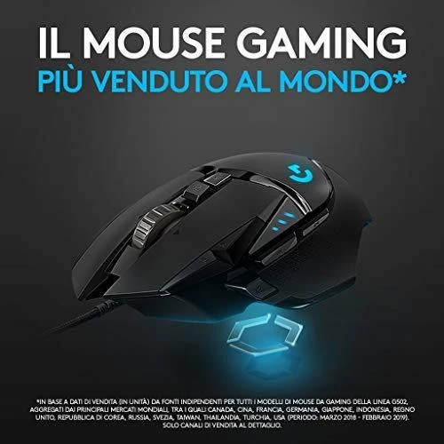 Žaidimų pelė Logitech G502 Hero