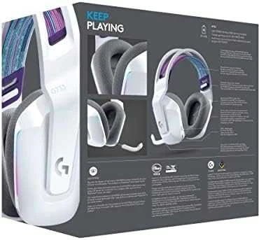 Belaidės ausinės Logitech G733, LIGHTSPEED, Violetinės spalvos