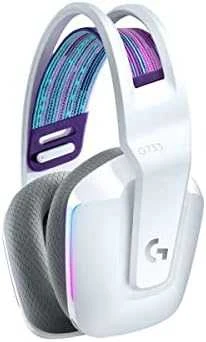 Belaidės ausinės Logitech G733, LIGHTSPEED, Violetinės spalvos