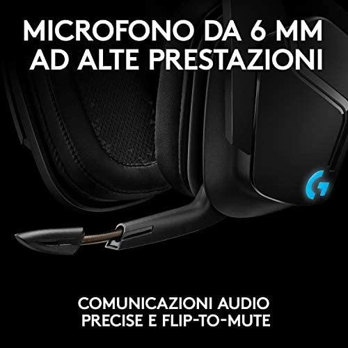 LOGITECH G935 Belaidės 7.1 Surround Sound LIGHTSYNC Ausinės Žaidimams - 2.4GHZ - EMEA