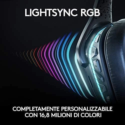 LOGITECH G935 Belaidės 7.1 Surround Sound LIGHTSYNC Ausinės Žaidimams - 2.4GHZ - EMEA