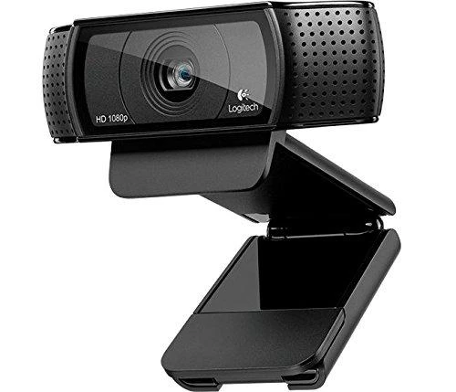 Logitech HD Pro Webcam C920 - 1920 x 1080 pikselių - H.264 - USB 2.0 - Juodas - Clip - 1.8 m