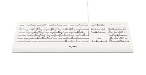 Laidinė klaviatūra Logitech K280E, Išdėstymas: DE, Baltos spalvos