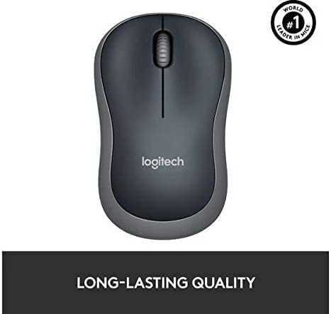 Bevielė pelė Logitech M185 pilka