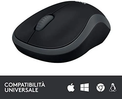 Bevielė pelė Logitech M185 pilka