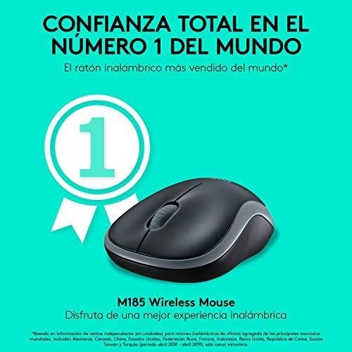 Pelė Logitech M185 pilka (910-002238)
