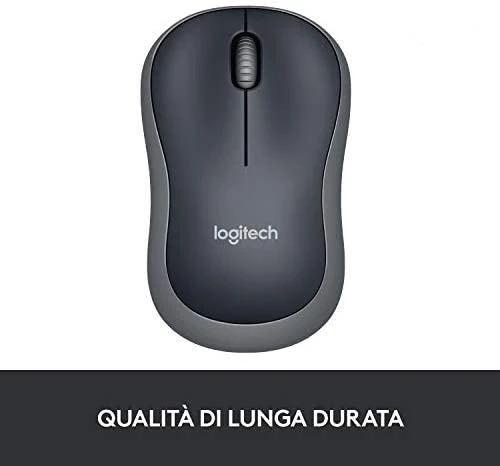 Bevielė pelė Logitech M185 pilka