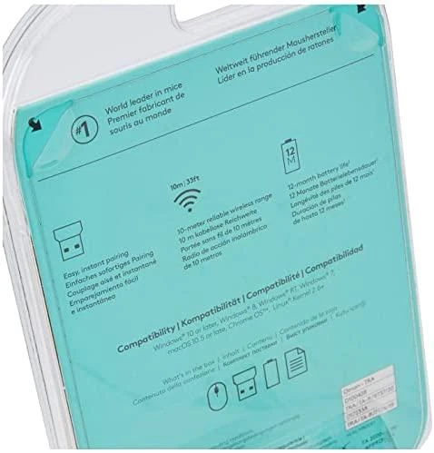 Bevielė pelė Logitech M185. Raudona
