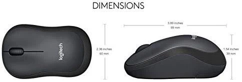 Belaidė pelė LOGITECH M220 Silent Juodai pilka