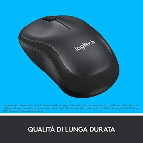 Belaidė pelė LOGITECH M220 Silent Juodai pilka