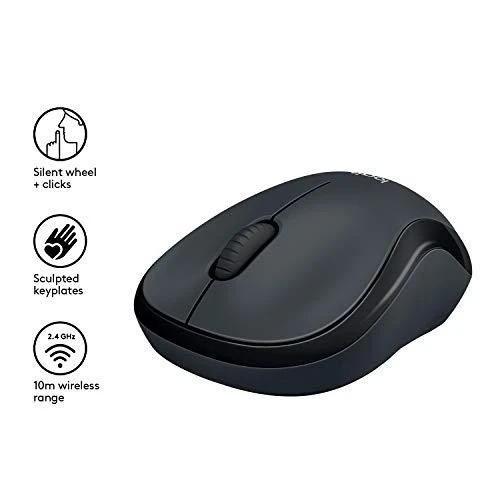 Belaidė pelė LOGITECH M220 Silent Juodai pilka