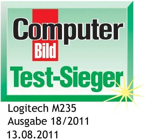 Optinė belaidė pelė Logitech M235, raudona, 910-002496