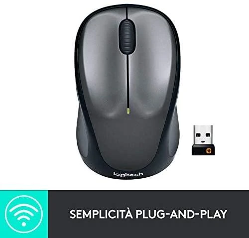 Optinė belaidė pelė Logitech M325 tamsiai pilka
