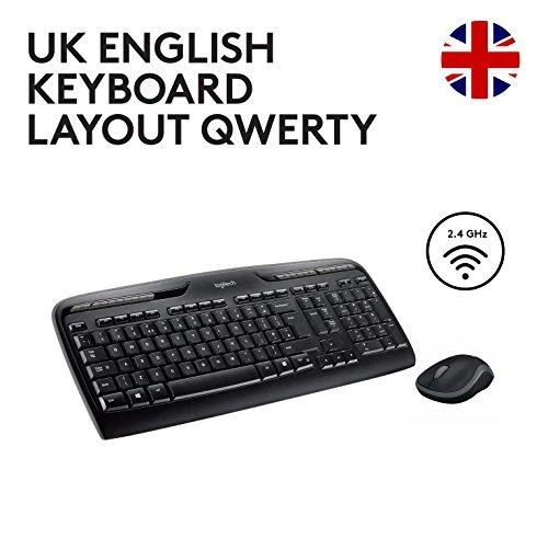 Klaviatūra Logitech WIRELESS DESKTOP MK330 - UK LAY-OUT