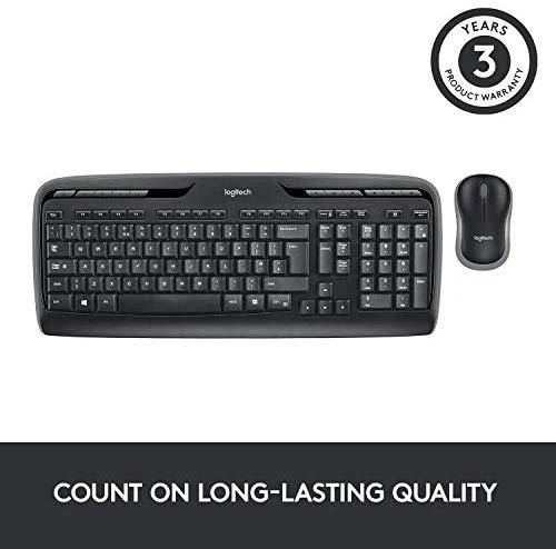 Klaviatūra Logitech WIRELESS DESKTOP MK330 - UK LAY-OUT