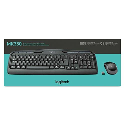 Klaviatūra Logitech WIRELESS DESKTOP MK330 - UK LAY-OUT