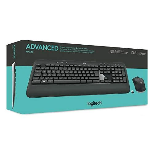 Belaidis pelės ir klaviatūros rinkinys Logitech MK540 Advanced, išdėstymas: UK (Qwerty)