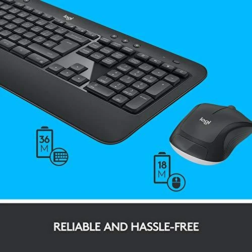 Belaidis pelės ir klaviatūros rinkinys Logitech MK540 Advanced, išdėstymas: UK (Qwerty)