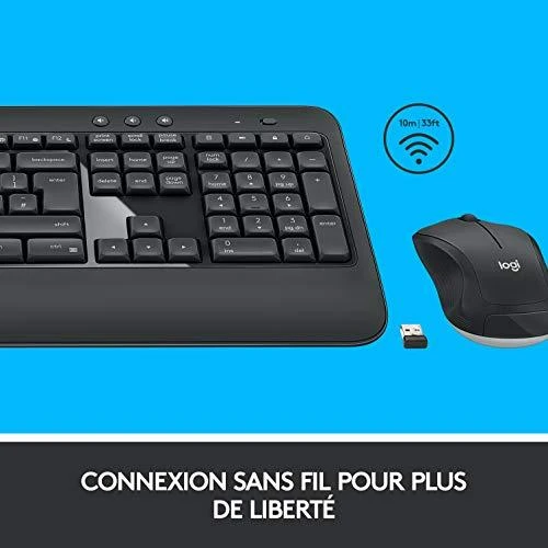 Belaidis pelės ir klaviatūros rinkinys Logitech MK540 Advanced, išdėstymas: Prancūzų (Azerty)
